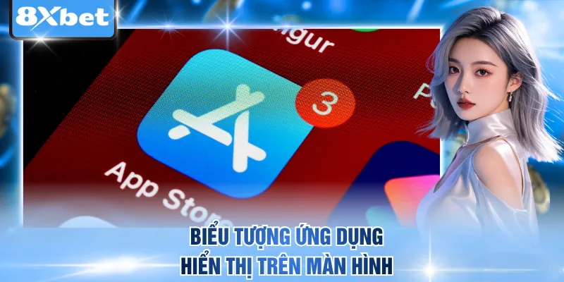 Biểu tượng ứng dụng hiển thị trên màn hình