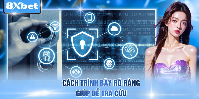Cách trình bày rõ ràng giúp dễ tra cứu